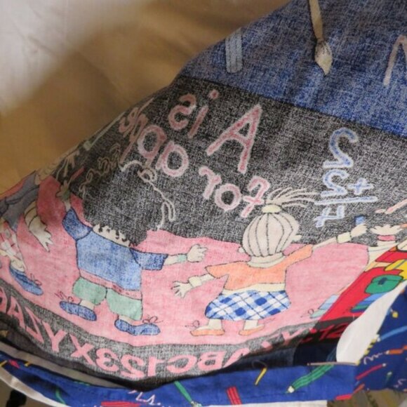 Window Curtains or Lots of Fabric 10 yards Classroom School Themed or Child Room - Picture 6 of 8